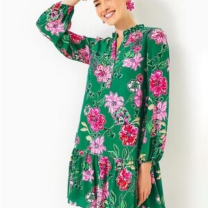 lilly pulitzer evaline silk dress Evaline Silk Dress